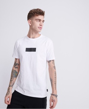 Superdry Surplus Goods Boxy Graphic Férfi Pólók Fehér | GYXHK4190